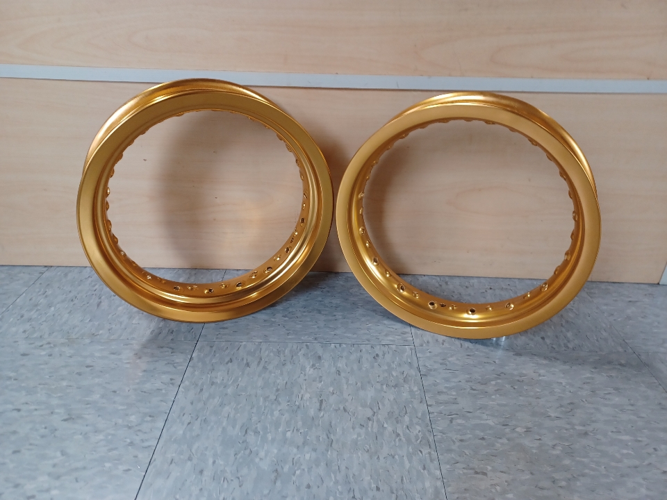 KAWASAKI KLX 110 SUPERMOTO GOLD RIMS